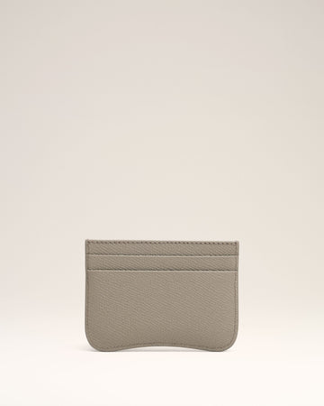 Grey Leather Paris Paris Card Holder