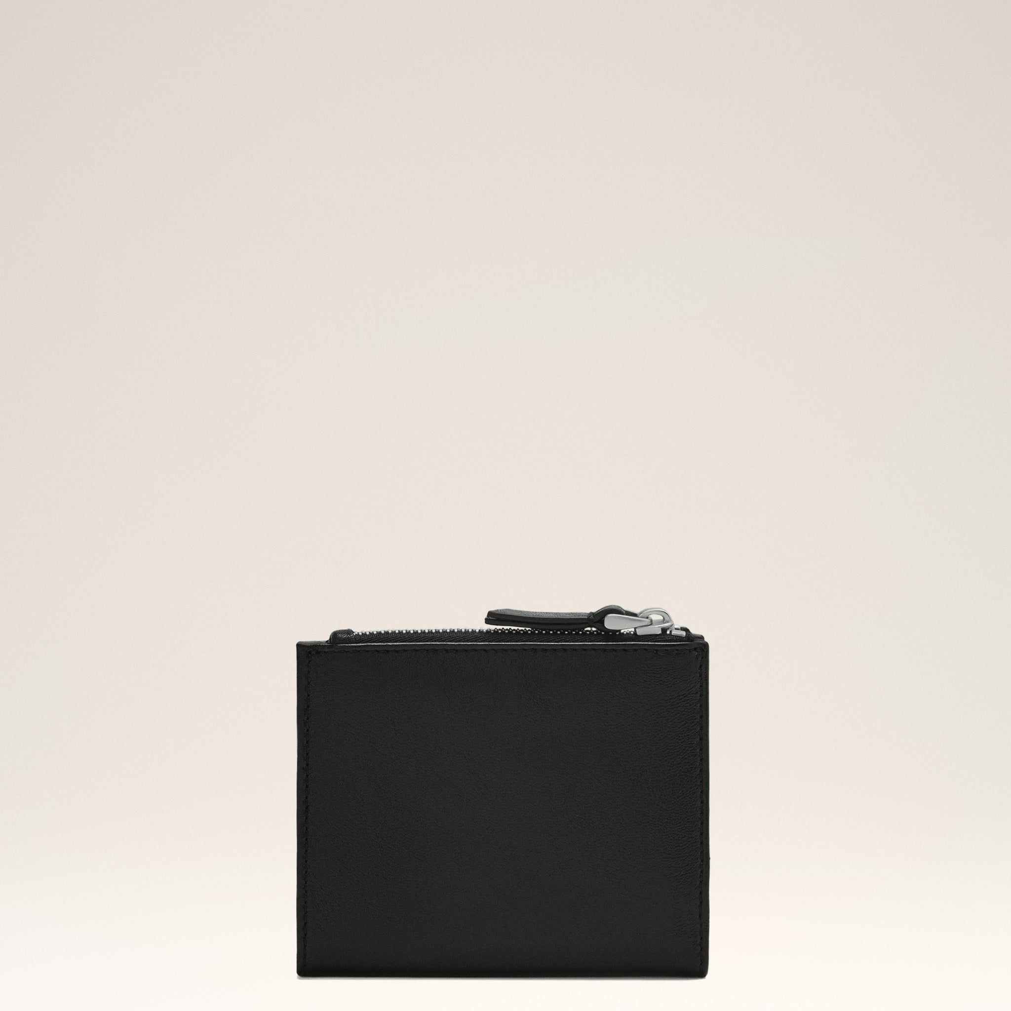 Black Smooth Leather Voulez Vous Folded Wallet