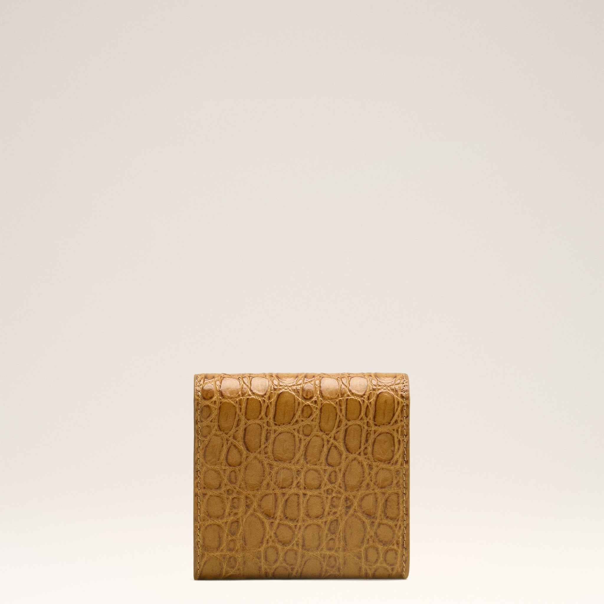 Brown Leather Paris Paris compact wallet