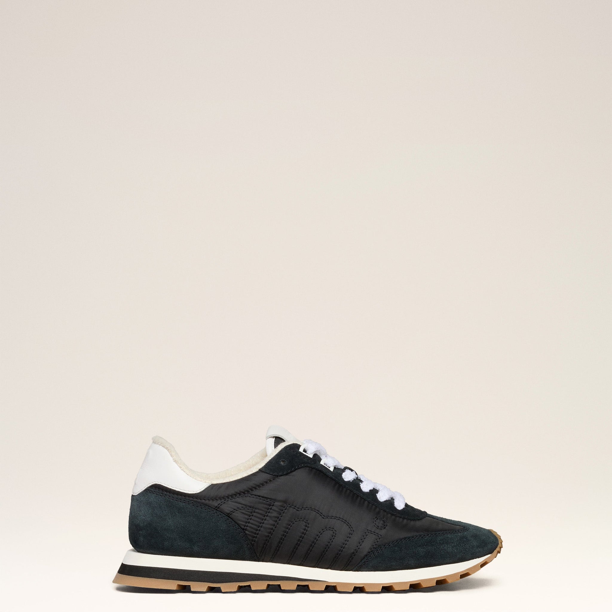 Black Nylon Ami New Rush Sneakers