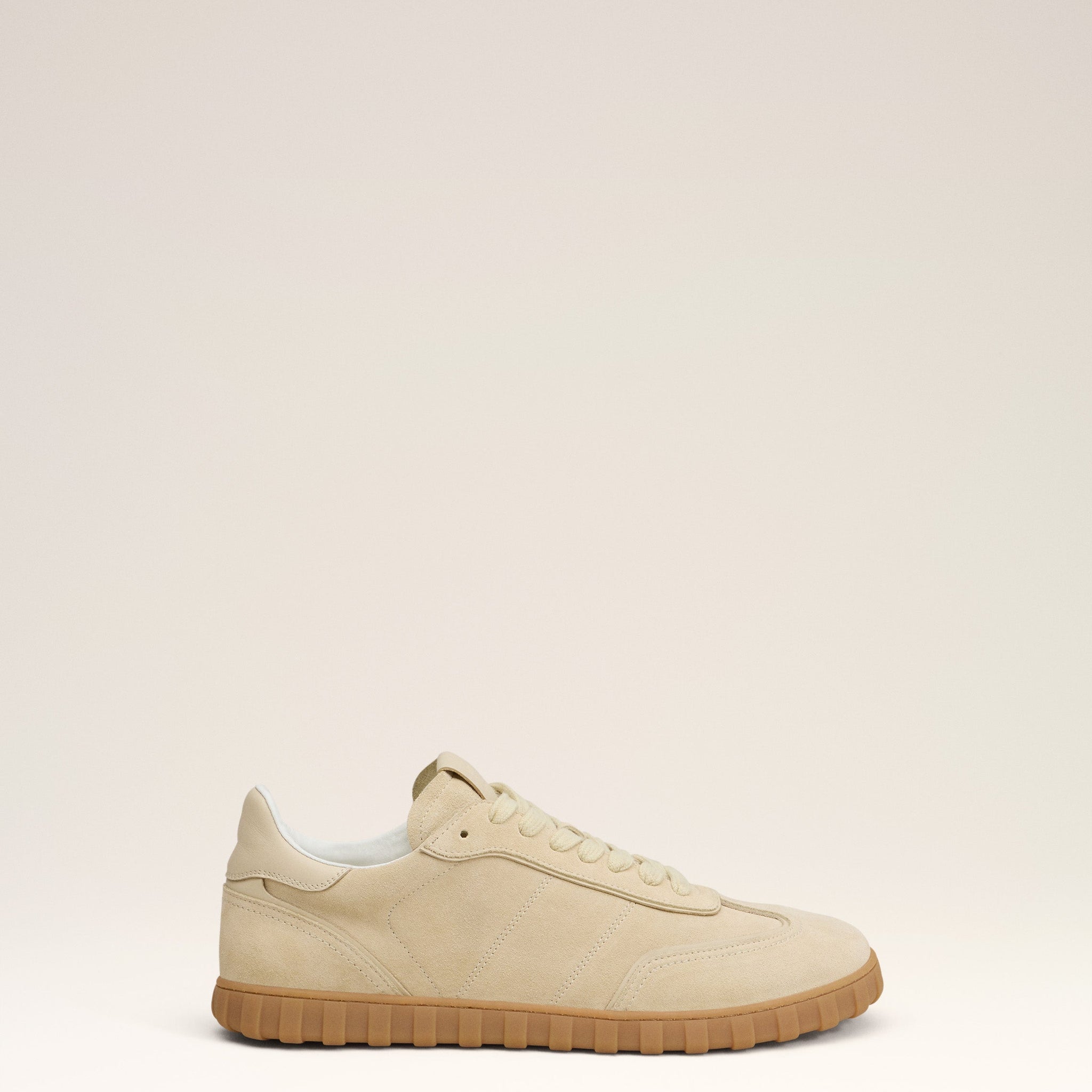 Yellow Leather Low Top Step Sneakers