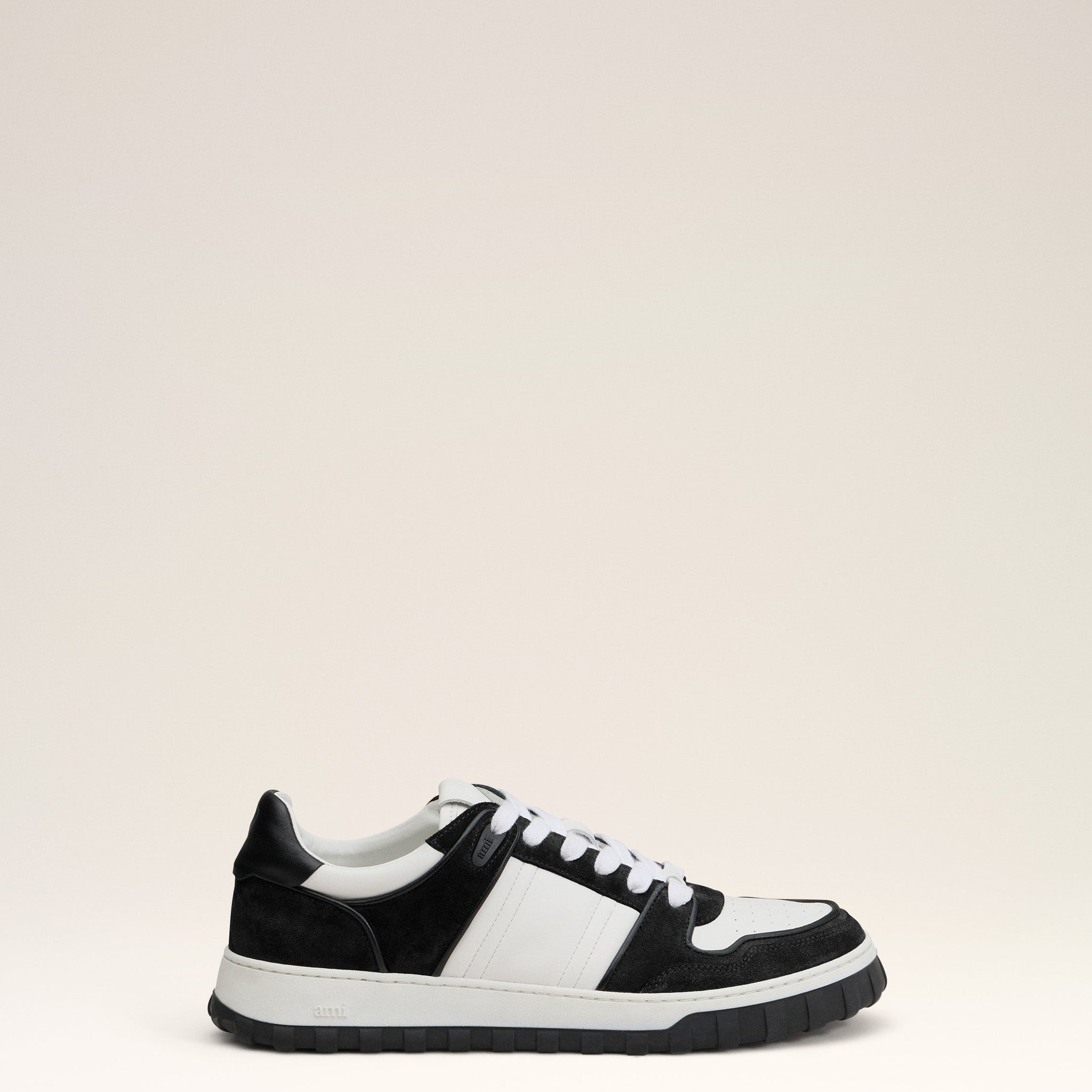 White Leather Low Top Walk Sneakers