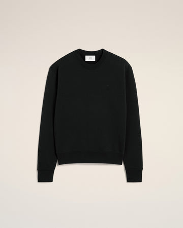 Black Cotton Ami de Coeur Sweatshirt