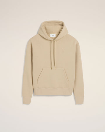 Beige Cotton Ami de Coeur Hoodie