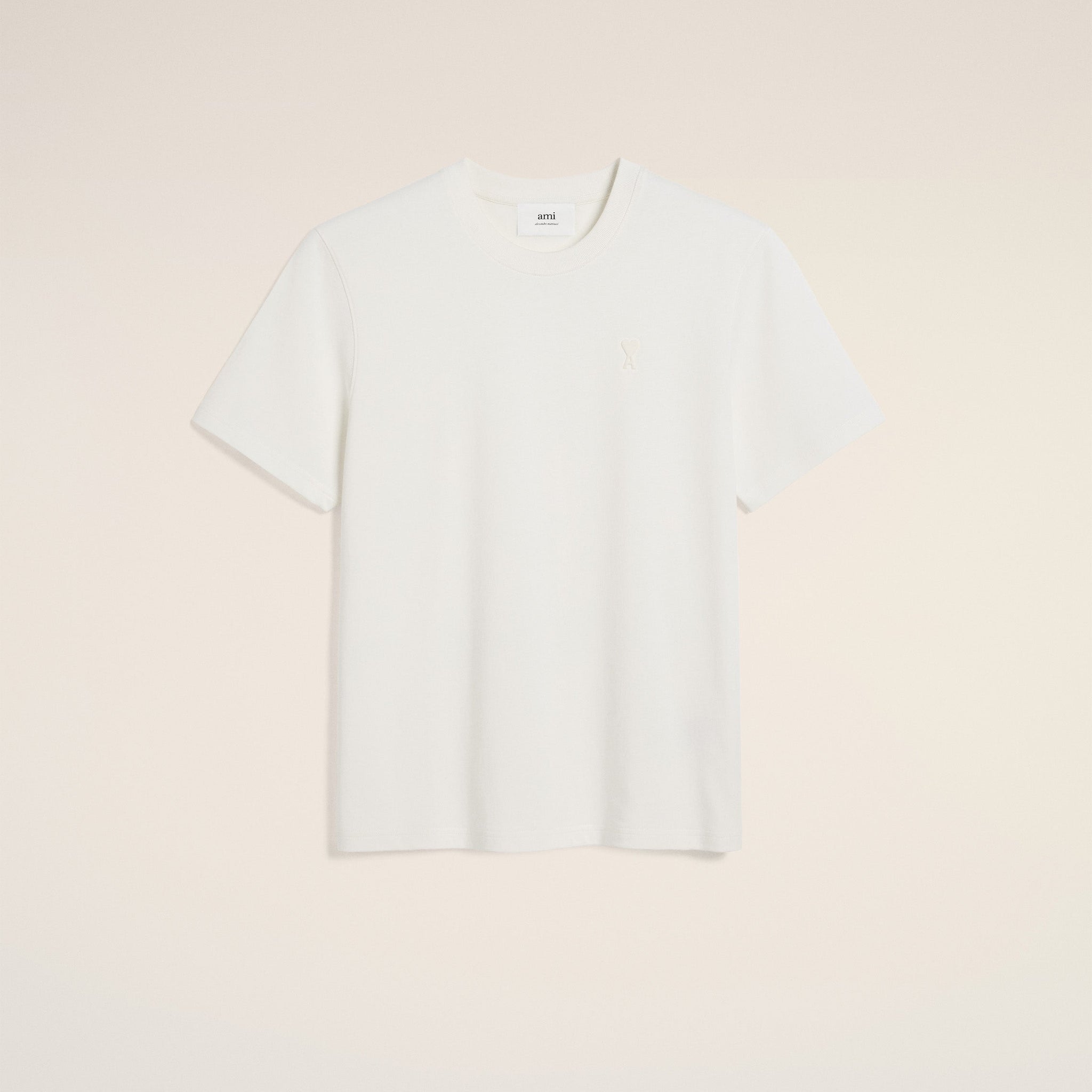 White Cotton Ami de Coeur T-shirt