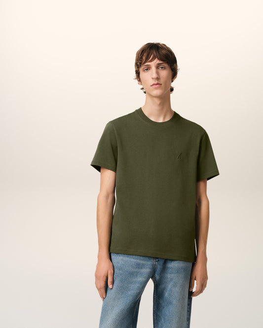Green Cotton Ami de Coeur T-Shirt