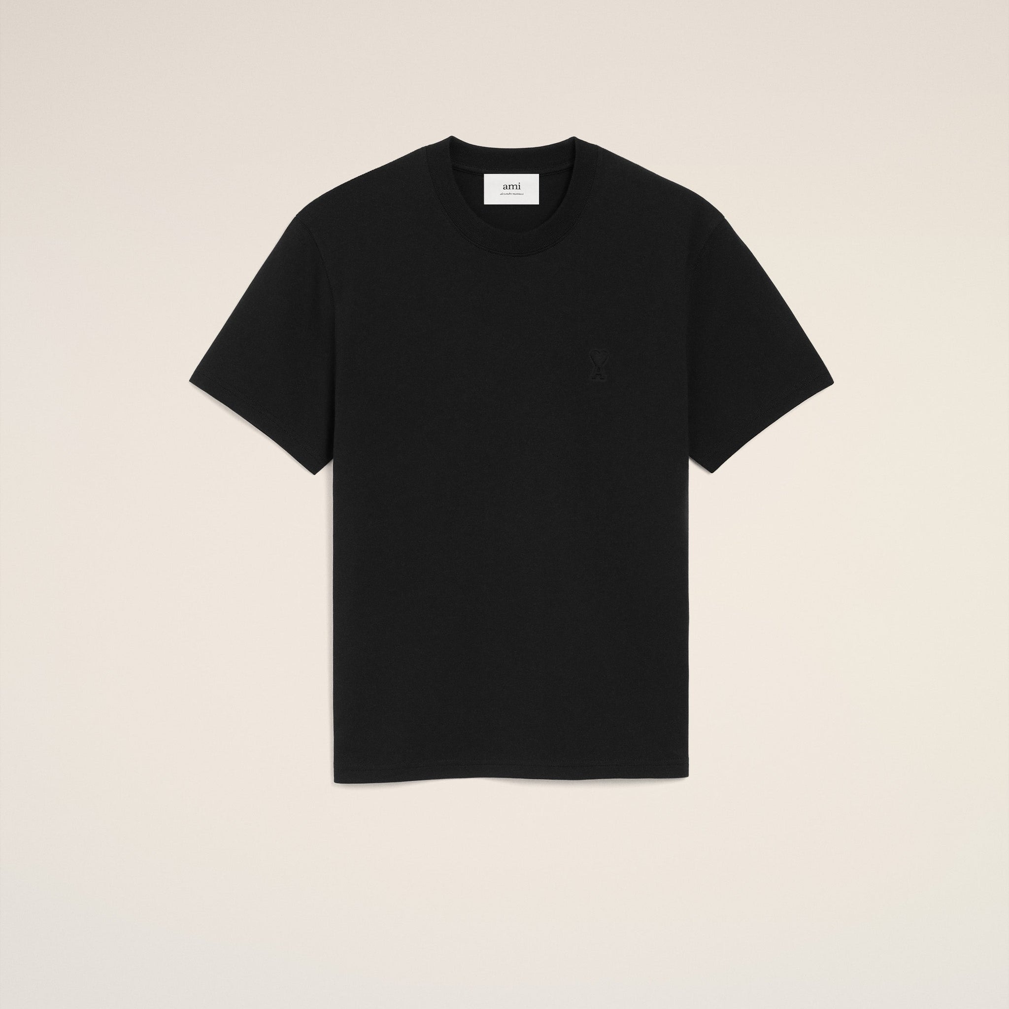 Black Organic Cotton Ami De Coeur T-shirt