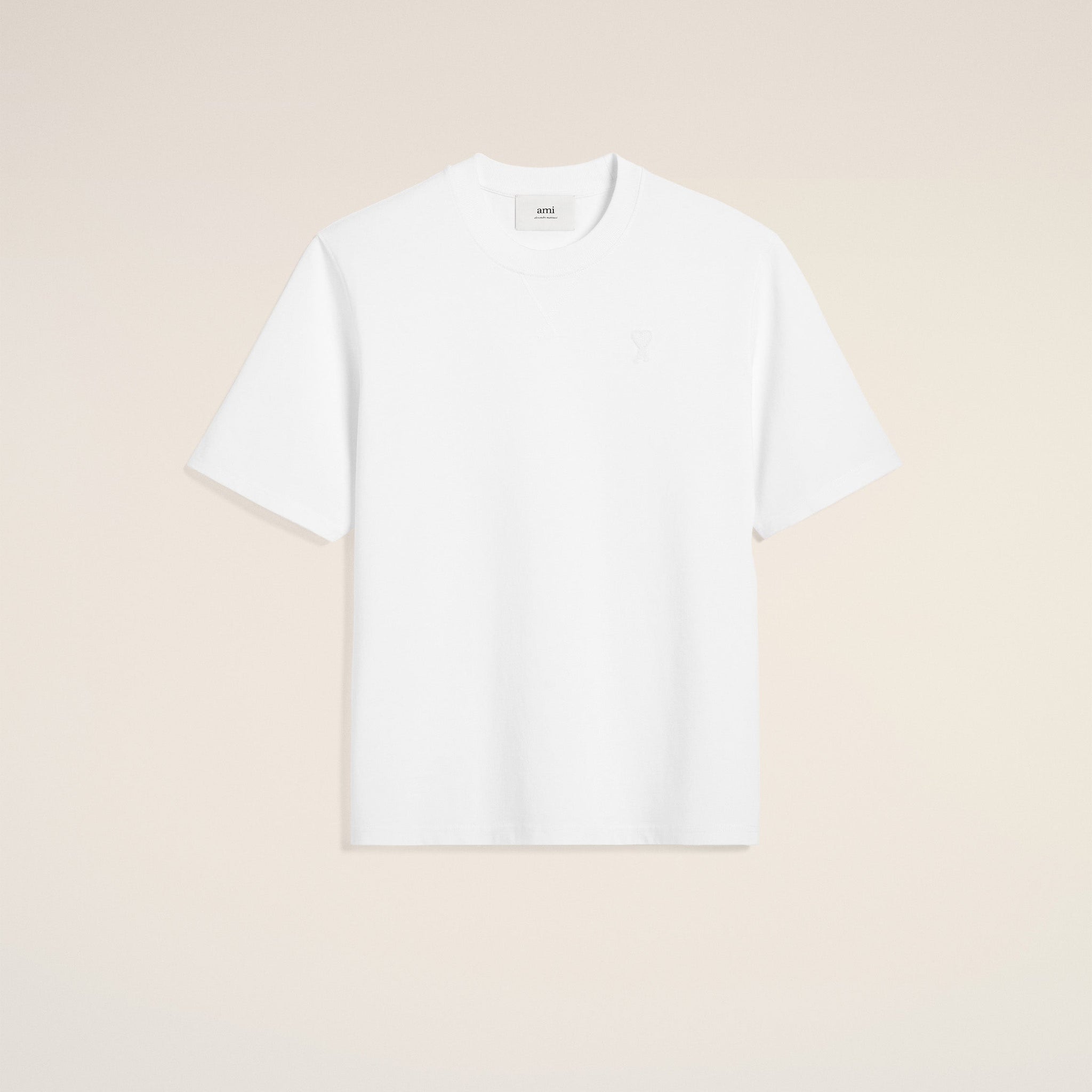 White Cotton Ami de Coeur T-shirt